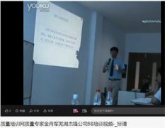 質(zhì)量專家金舟軍蕪湖杰鋒公司5S培訓